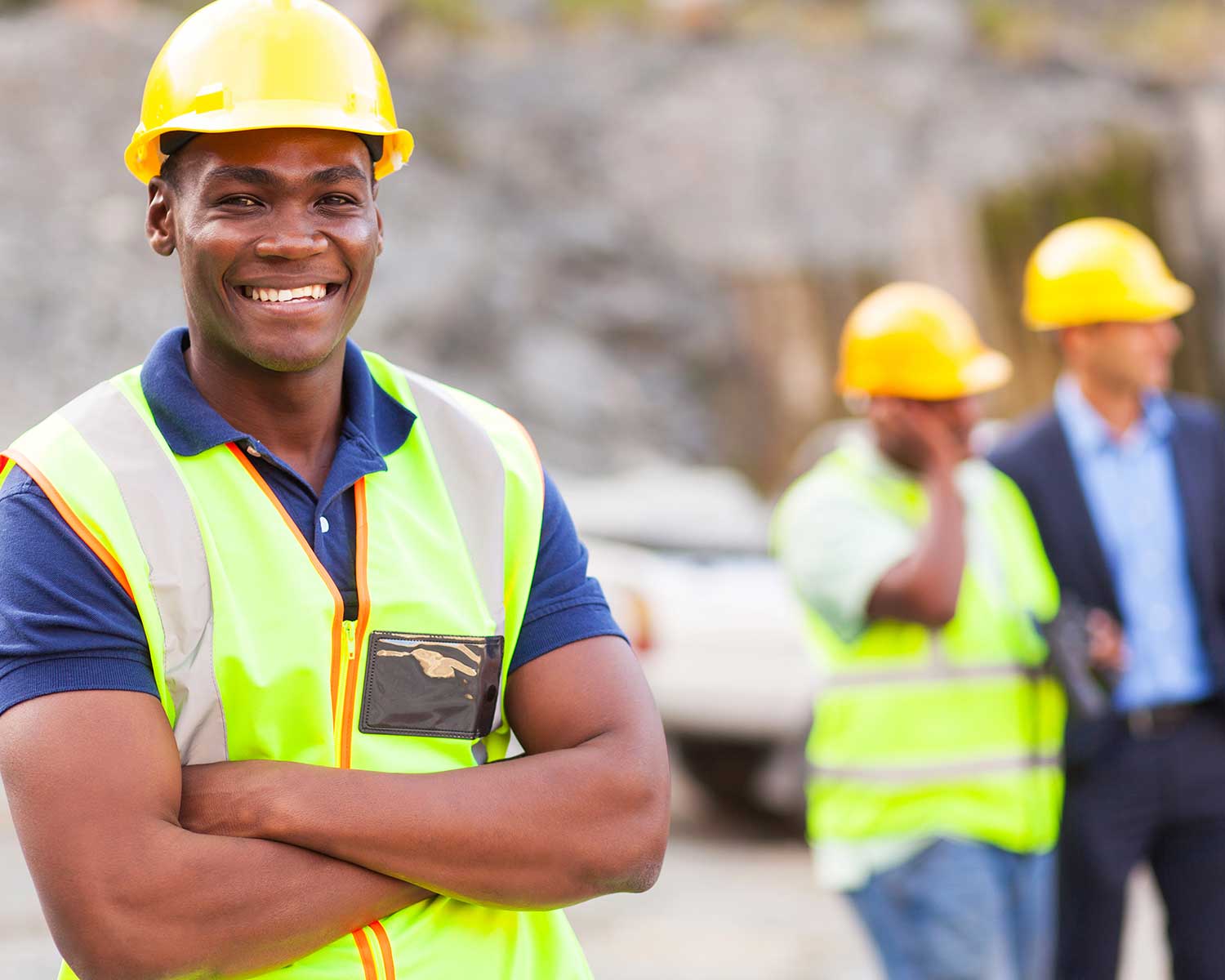 Municipality Employees working